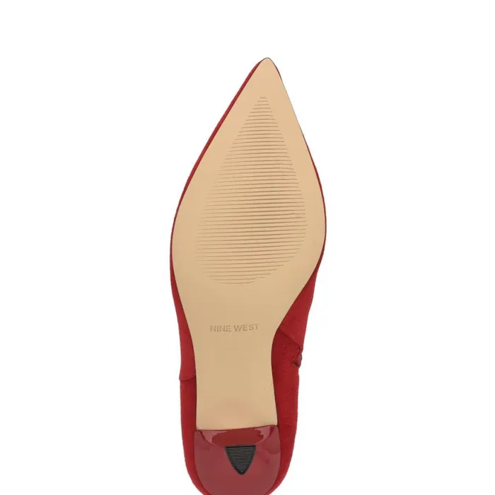 Nine West Boots and Booties Women Bunie Dress Ankle Booties Red