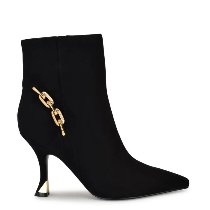 Nine West Boots and Booties Women Chaine Pointy Toe Dress Booties Black