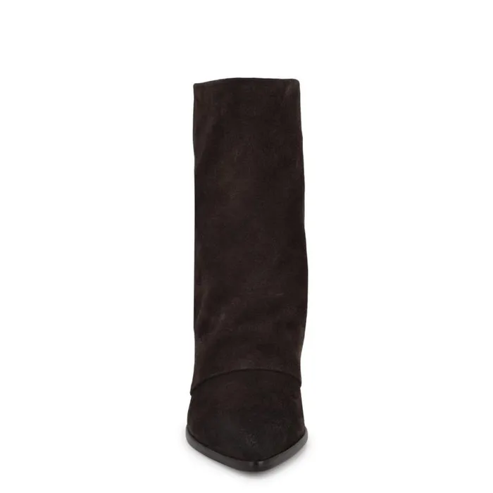 Nine West Boots and Booties Women Chaye Slouch Booties Dark Brown Suede Nine West Boots and Booties Women Chaye Slouch Booties Dark Brown Suede