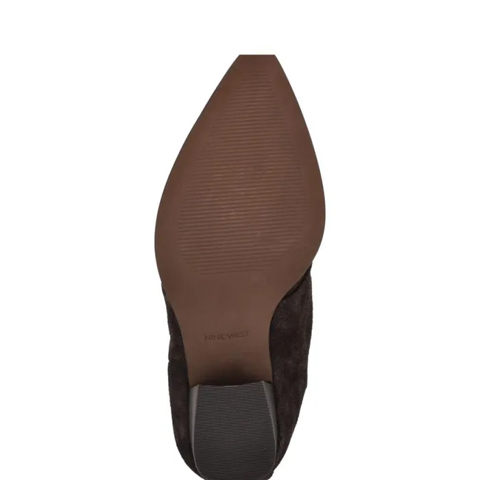 Nine West Boots and Booties Women Chaye Slouch Booties Dark Brown Suede Nine West Boots and Booties Women Chaye Slouch Booties Dark Brown Suede
