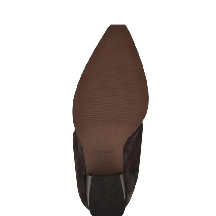 Nine West Boots and Booties Women Chicke Knee High Boots Brown Suede