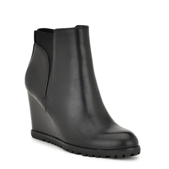 Nine West Boots and Booties Women Curtis Wedge Booties Black Nine West Boots and Booties Women Curtis Wedge Booties Black