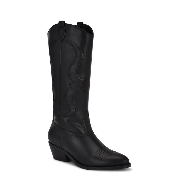 Nine West Boots and Booties Women Cwyft Western Boots Black