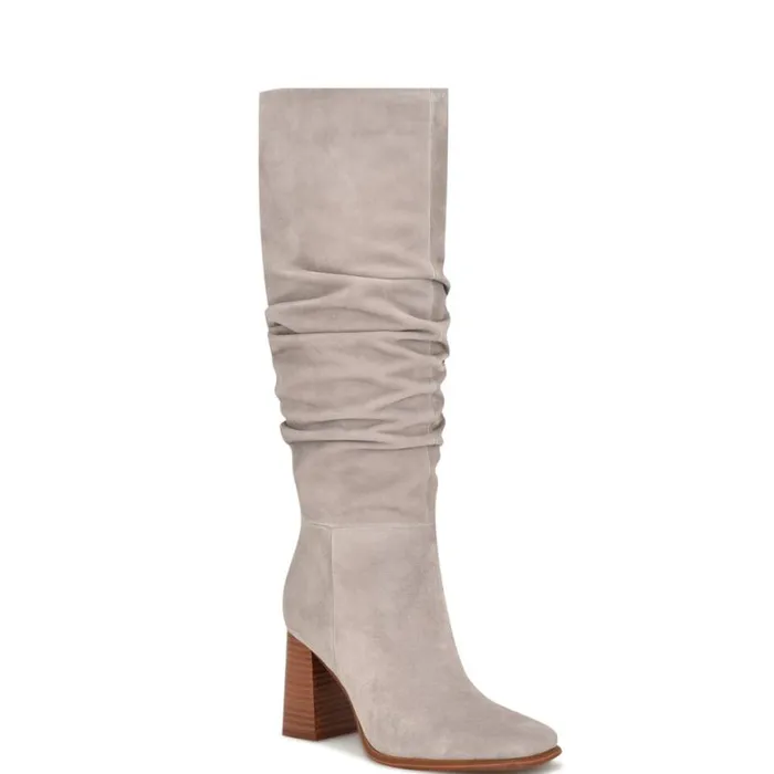 Nine West Boots and Booties Women Domaey Casual Boots Medium Grey Nine West Boots and Booties Women Domaey Casual Boots Medium Grey