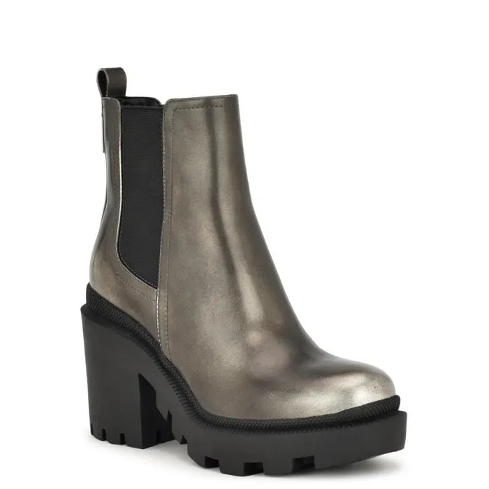 Nine West Boots and Booties Women Forme Chelsea Lug Sole Booties Grey Nine West Boots and Booties Women Forme Chelsea Lug Sole Booties Grey