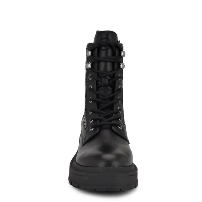 Nine West Boots and Booties Women Hediy Combat Booties Blackblack Sequin Nine West Boots and Booties Women Hediy Combat Booties Blackblack Sequin