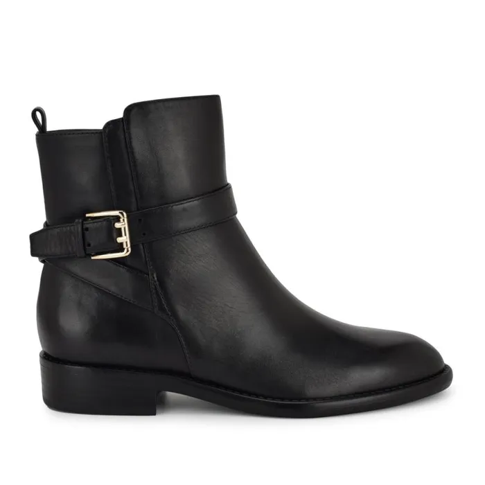 Nine West Boots and Booties Women Hoken Ankle Booties Black Leather