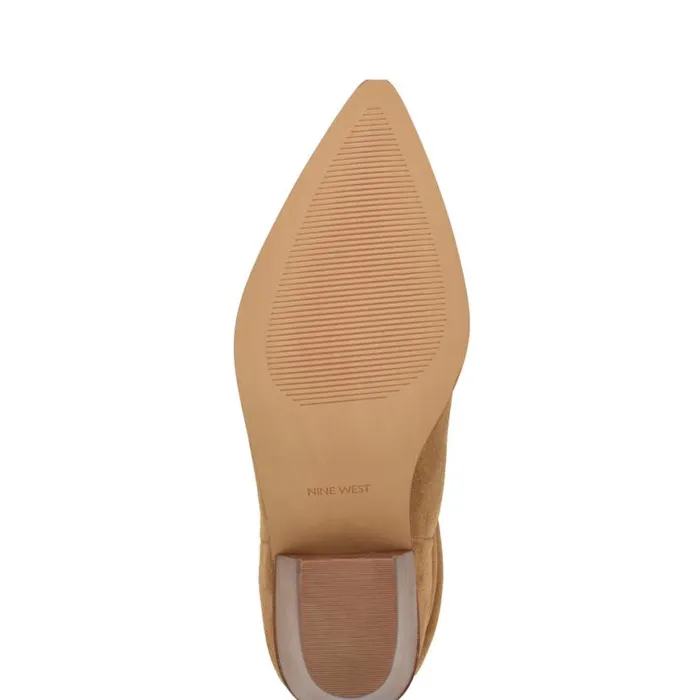 Nine West Boots and Booties Women Kadon Tailored Slouch Boots Natural Suede Nine West Boots and Booties Women Kadon Tailored Slouch Boots Natural Suede
