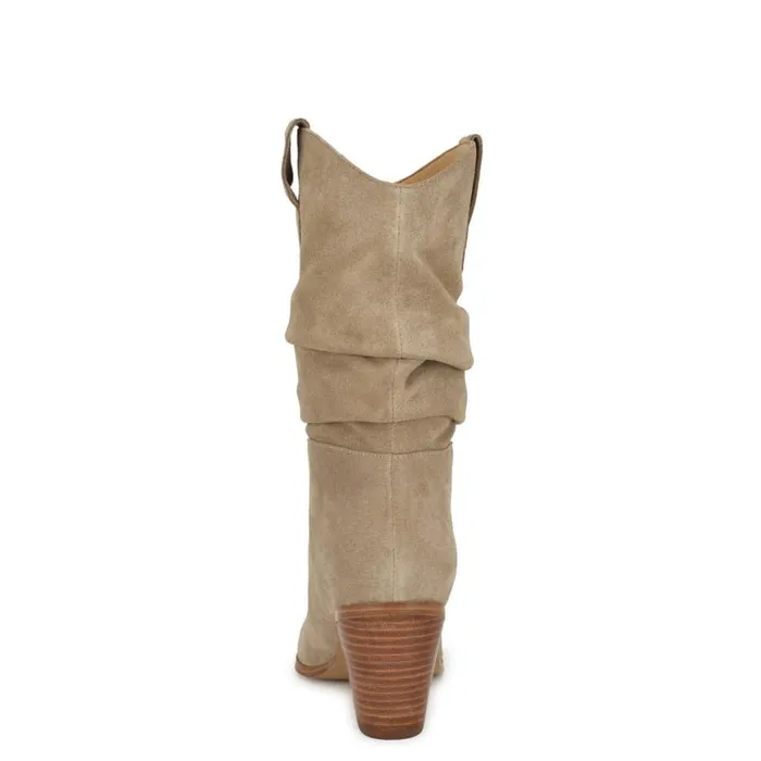 Nine West Boots and Booties Women Kadon Tailored Slouch Boots Taupe Suede Nine West Boots and Booties Women Kadon Tailored Slouch Boots Taupe Suede