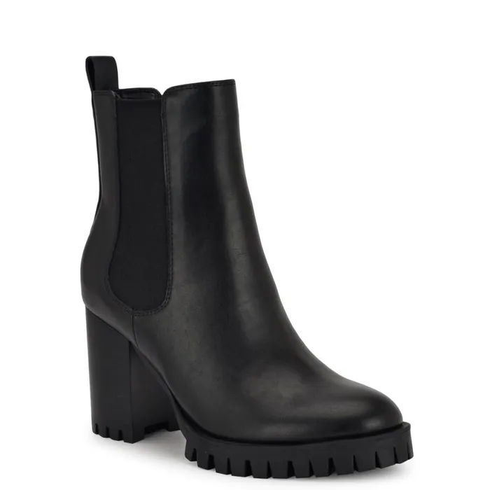 Nine West Boots and Booties Women Kort Lugsole Booties Blackwhite Patent Plaid Nine West Boots and Booties Women Kort Lugsole Booties Blackwhite Patent Plaid