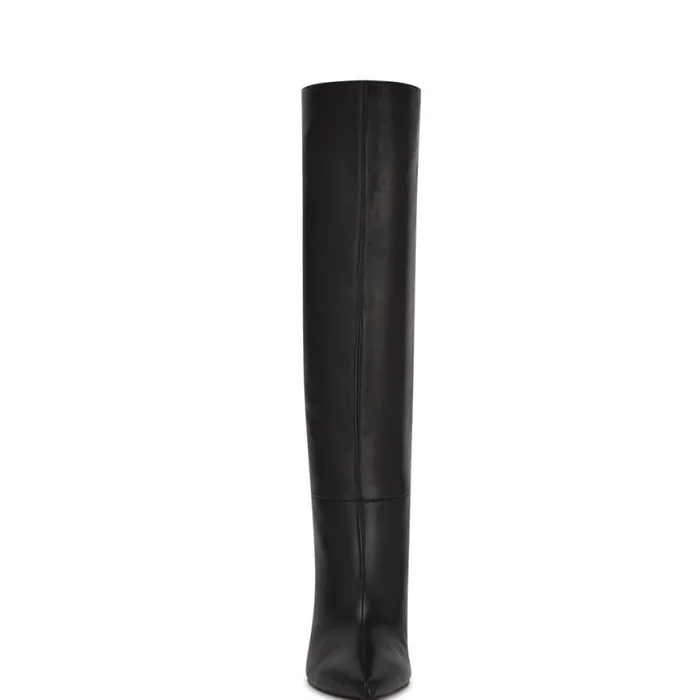 Nine West Boots and Booties Women Lorthey Dress Boots Black Leather Nine West Boots and Booties Women Lorthey Dress Boots Black Leather