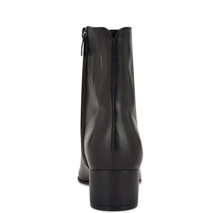 Nine West Boots and Booties Women Maribu Ankle Booties Black Leather