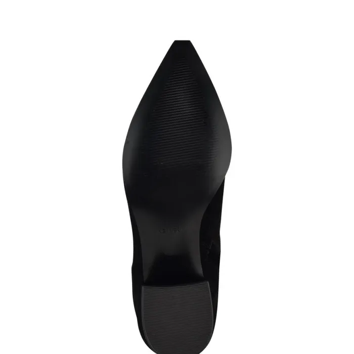 Nine West Boots and Booties Women Morgin Knee High Dress Boots Black Suede Nine West Boots and Booties Women Morgin Knee High Dress Boots Black Suede
