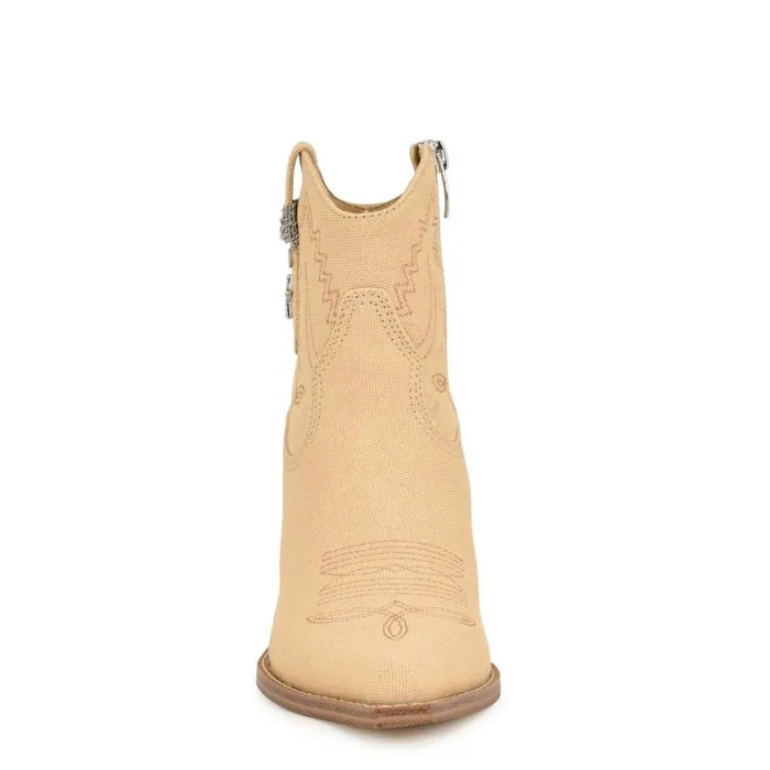 Nine West Boots and Booties Women Nallas Western Booties Natural