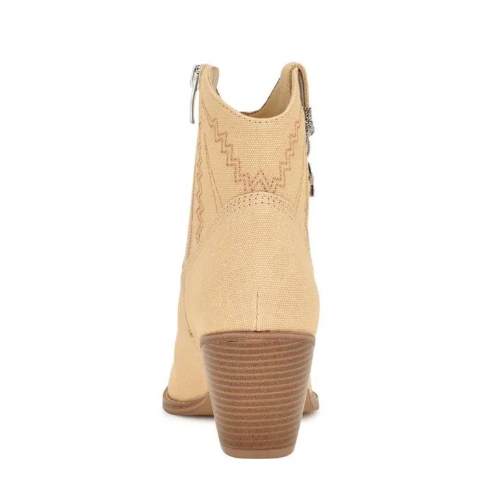 Nine West Boots and Booties Women Nallas Western Booties Natural
