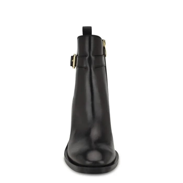 Nine West Boots and Booties Women Papito Tailored Booties Black Leather Nine West Boots and Booties Women Papito Tailored Booties Black Leather