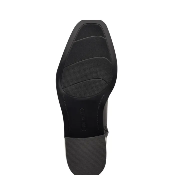 Nine West Boots and Booties Women Papito Tailored Booties Black Leather Nine West Boots and Booties Women Papito Tailored Booties Black Leather