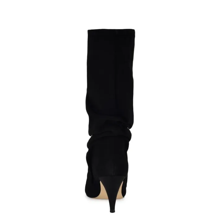 Nine West Boots and Booties Women Primer Dress Boots Black Suede