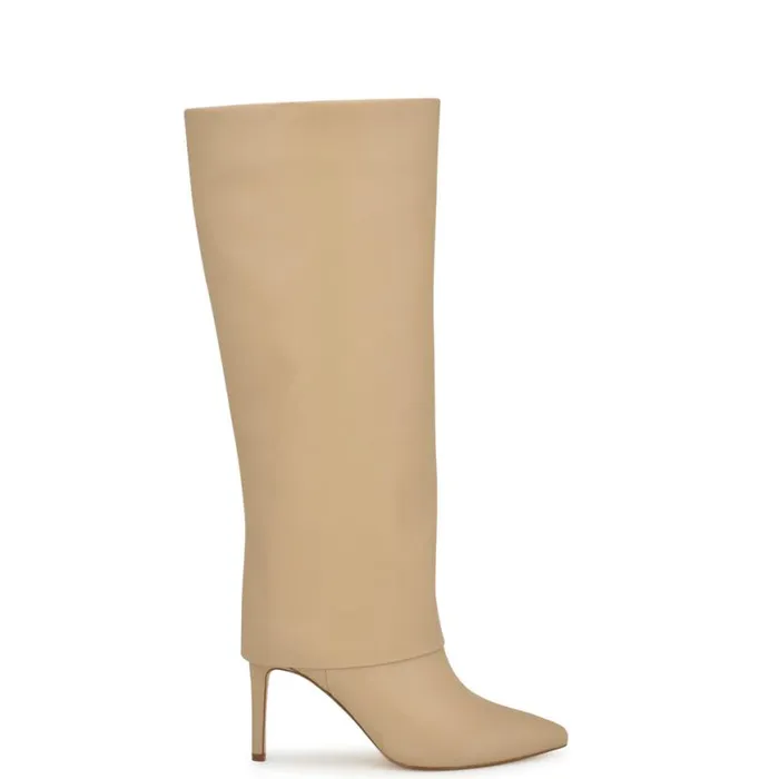 Nine West Boots and Booties Women Radish Dress Boots Light Natural