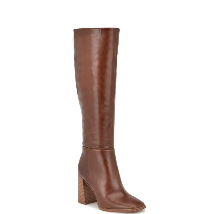 Nine West Boots and Booties Women Temas Dress Boots Dark Natural Nine West Boots and Booties Women Temas Dress Boots Dark Natural