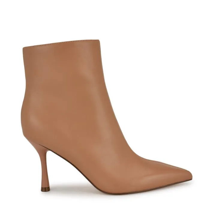 Nine West Boots and Booties Women Therin Dress Booties Natural Leather