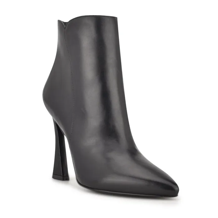 Nine West Boots and Booties Women Torrie Dress Booties Black Leather