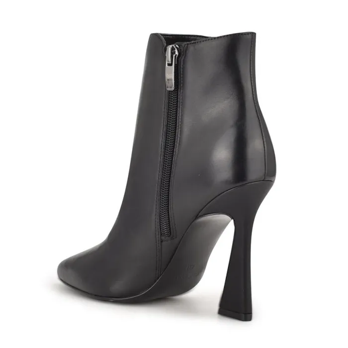 Nine West Boots and Booties Women Torrie Dress Booties Black Leather