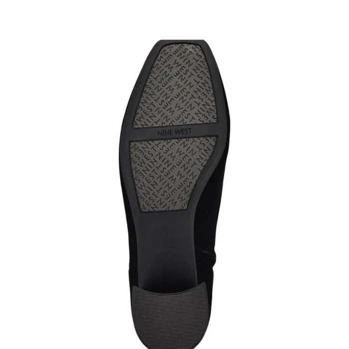 Nine West Boots and Booties Women Trunke 92159 Square Toe Booties Black Suede Nine West Boots and Booties Women Trunke 92159 Square Toe Booties Black Suede