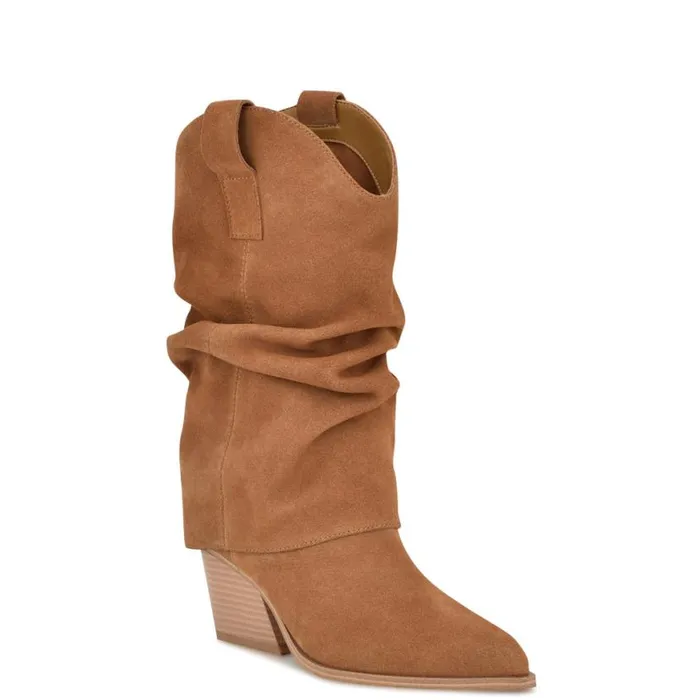Nine West Boots and Booties Women Wilton Western Boots Medium Brown Nine West Boots and Booties Women Wilton Western Boots Medium Brown