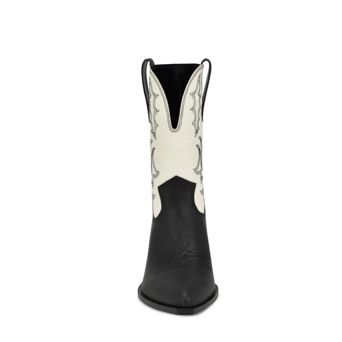 Nine West Boots and Booties Women Yodown Western Booties Blackwhite Nine West Boots and Booties Women Yodown Western Booties Blackwhite