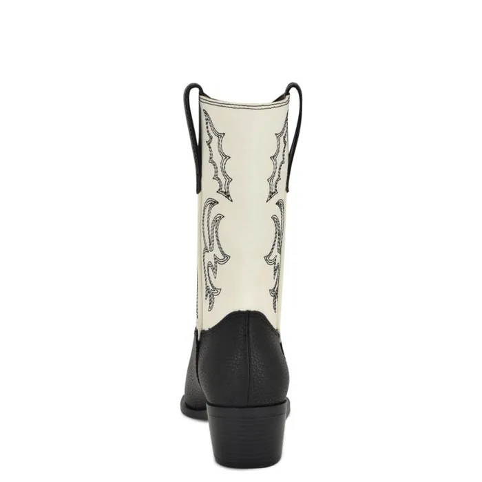 Nine West Boots and Booties Women Yodown Western Booties Blackwhite Nine West Boots and Booties Women Yodown Western Booties Blackwhite