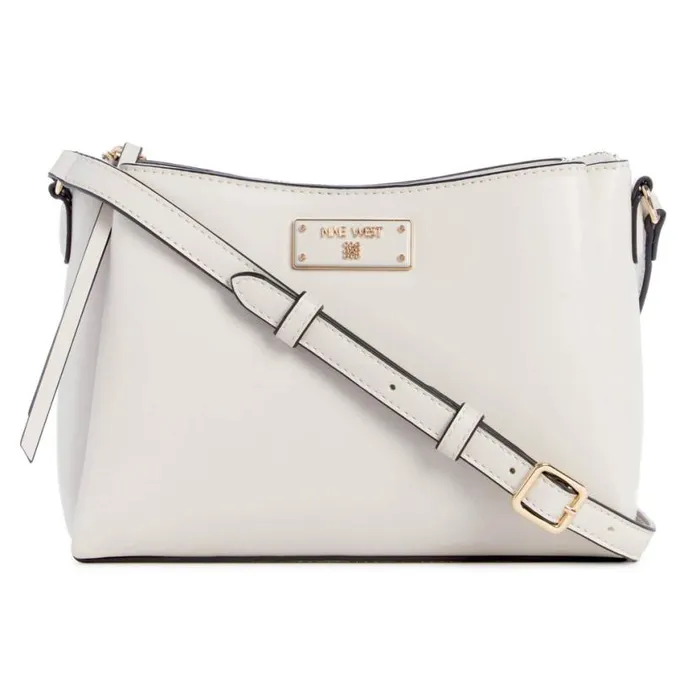 Nine West Crossbody Women Leonel Triple Compartment Crossbody Milk