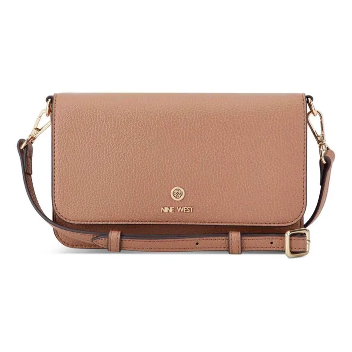 Nine West Crossbody Women Lockup 9S Phone Wallet Crossbody Clay
