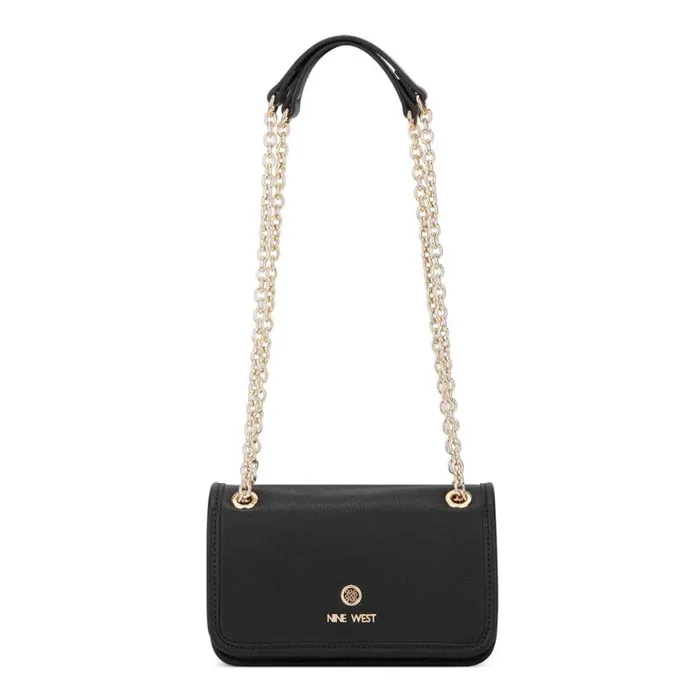 Nine West Crossbody Women Saoirse Mini Convertible Crossbody Flap Black