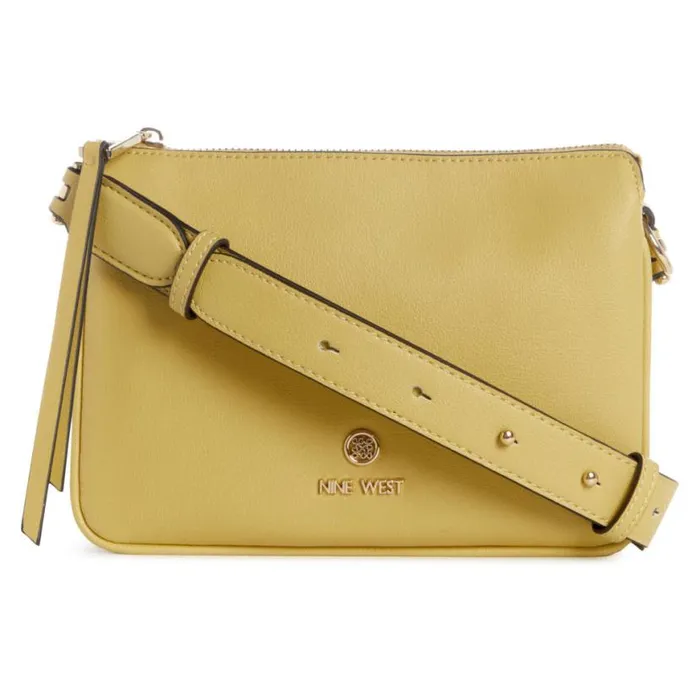 Nine West Crossbody Women Saoirse Triple Compartment Crossbody Pineapple