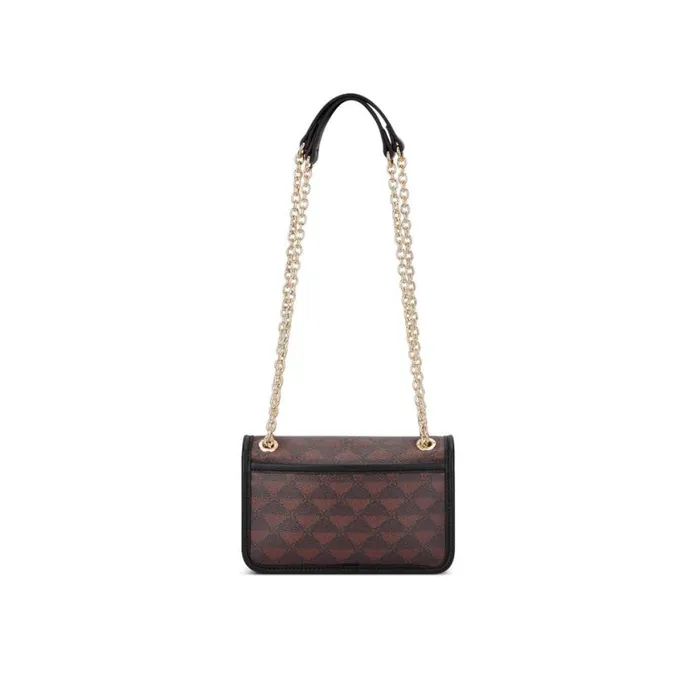 Nine West Crossbody Women Tristian Mini Convertible Crossbody Flap Mahogany Logo Nine West Crossbody Women Tristian Mini Convertible Crossbody Flap Mahogany Logo