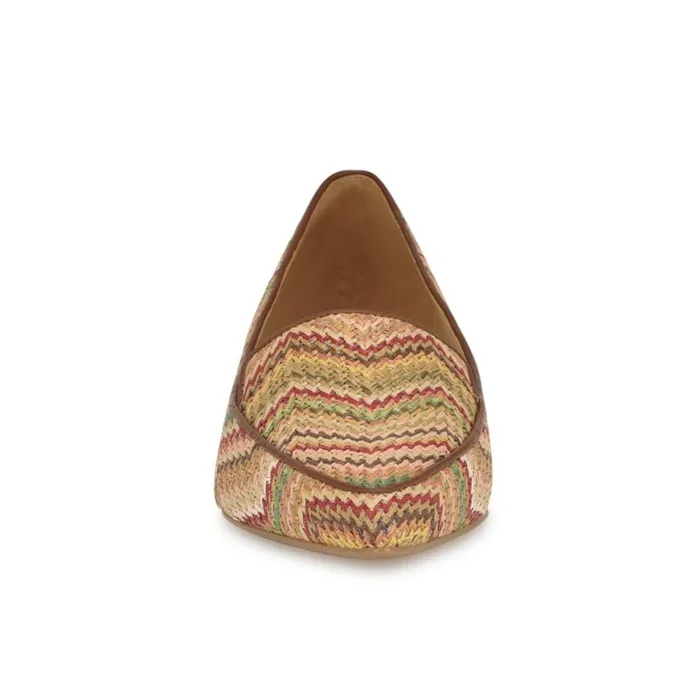 Nine West Flats Women Abay Smoking Flats Multi Raffia Nine West Flats Women Abay Smoking Flats Multi Raffia