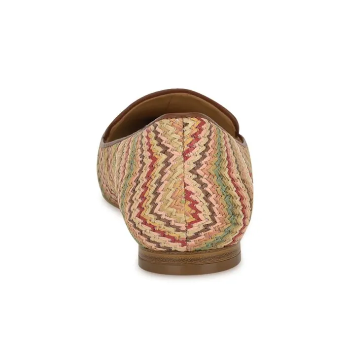 Nine West Flats Women Abay Smoking Flats Multi Raffia Nine West Flats Women Abay Smoking Flats Multi Raffia