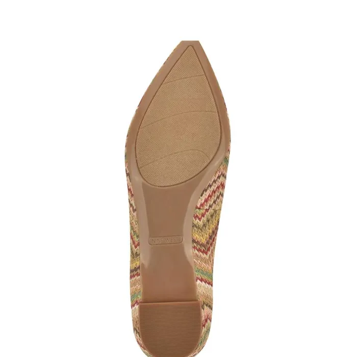 Nine West Flats Women Abay Smoking Flats Multi Raffia Nine West Flats Women Abay Smoking Flats Multi Raffia