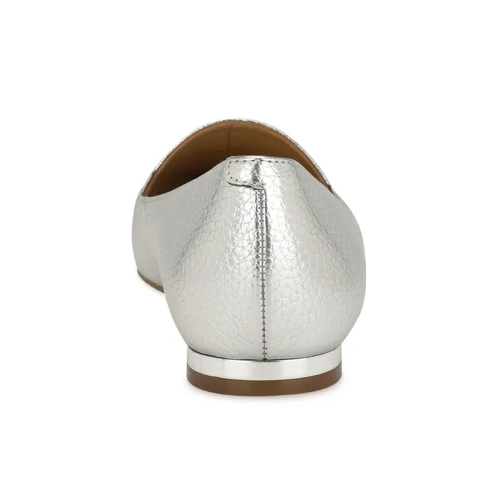 Nine West Flats Women Abay Smoking Flats Silver Nine West Flats Women Abay Smoking Flats Silver