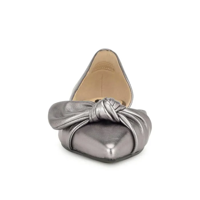 Nine West Flats Women Bannie D039Orsay Flats Pewter Nine West Flats Women Bannie D039Orsay Flats Pewter