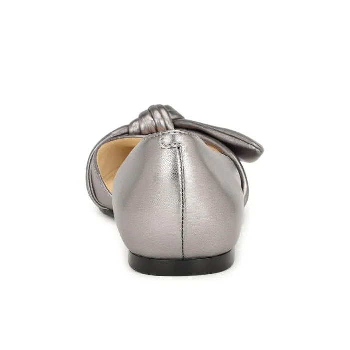Nine West Flats Women Bannie D039Orsay Flats Pewter Nine West Flats Women Bannie D039Orsay Flats Pewter