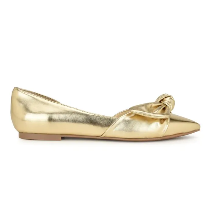 Nine West Flats Women Bannie D039Orsay Flats Platino