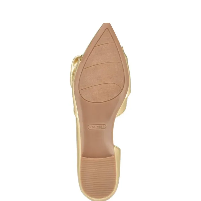 Nine West Flats Women Bannie D039Orsay Flats Platino