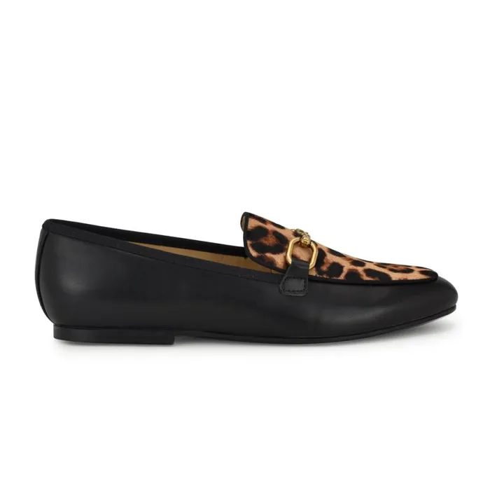 Nine West Flats Women Brayci Casual Loafers Blackleopard
