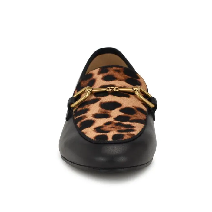 Nine West Flats Women Brayci Casual Loafers Blackleopard