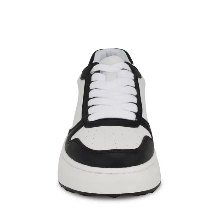 Nine West Flats Women Calpha Laceup Sneakers Whiteblack Nine West Flats Women Calpha Laceup Sneakers Whiteblack