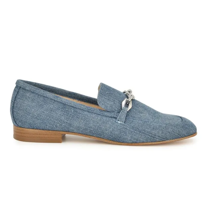 Nine West Flats Women Erands Casual Loafers Denim