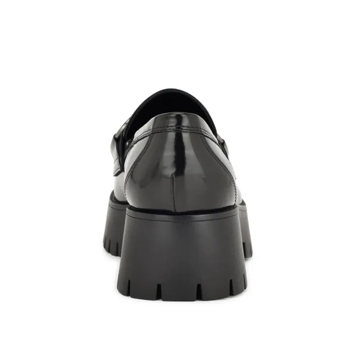 Nine West Flats Women Kpacie Casual Moc Loafers Black