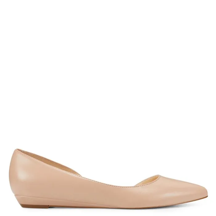 Nine West Flats Women Saige D039Orsay Flats Barely Nude